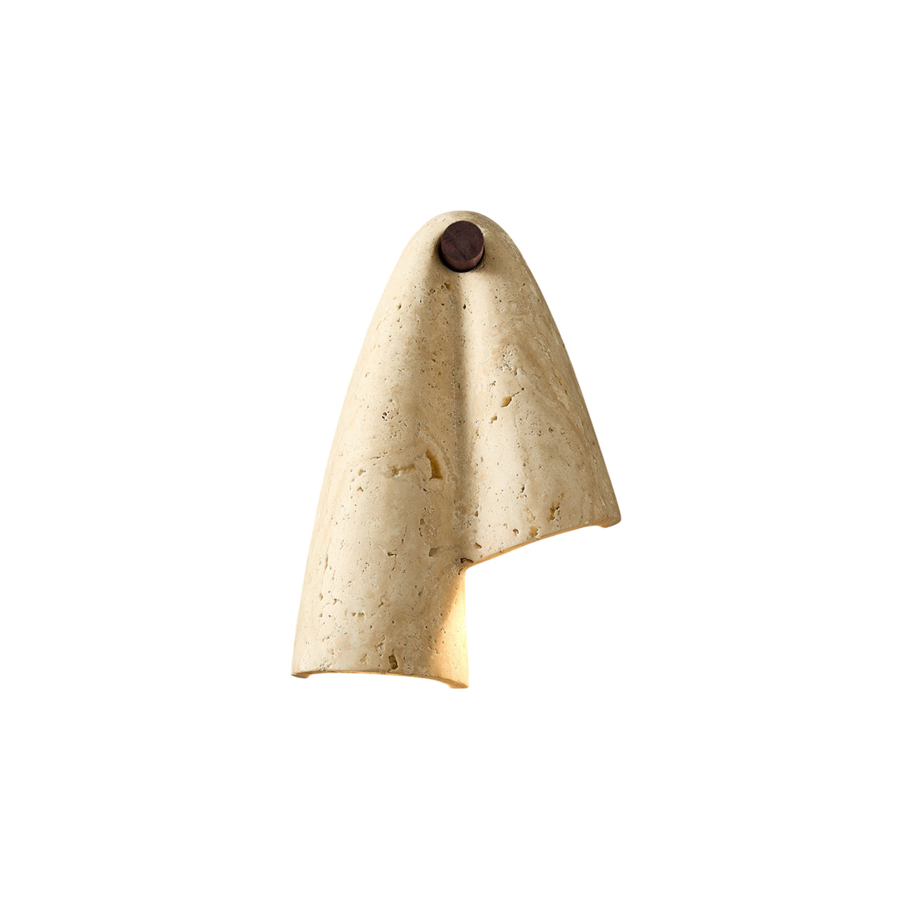 Vidoros Modern Minimalist Travertine Wall Lamp - Lamp Copper