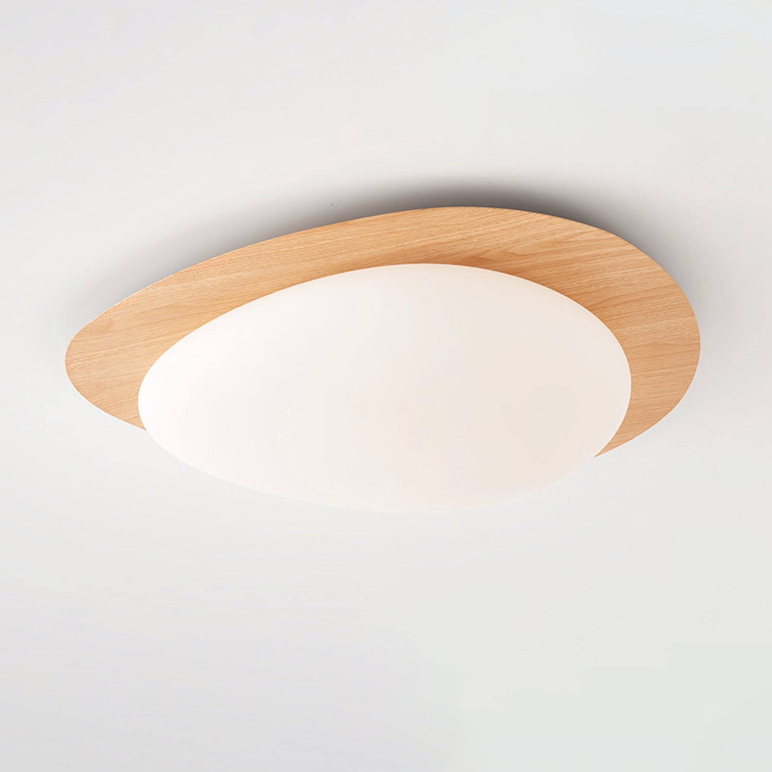 Quisti Plafonnier Galet Design Moderne Bois