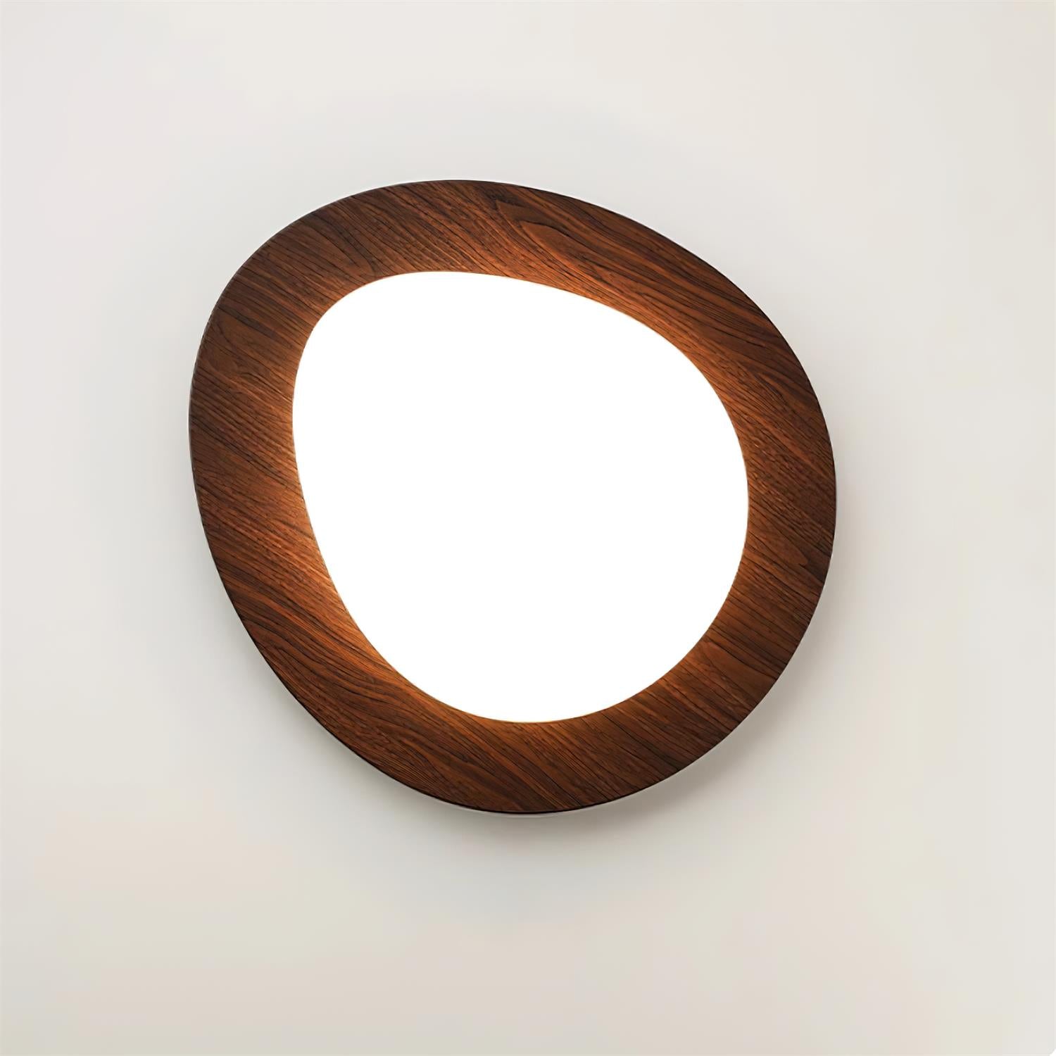 Quisti Plafonnier Galet Design Moderne Bois