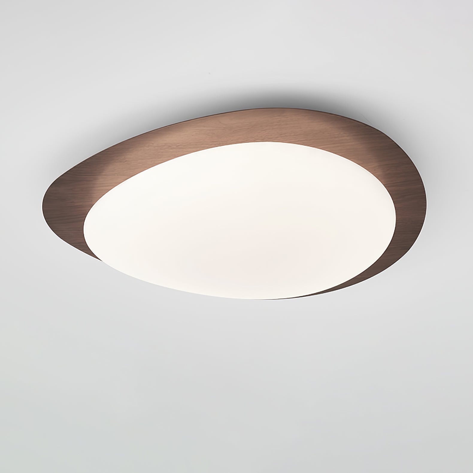 Quisti Plafonnier Galet Design Moderne Bois