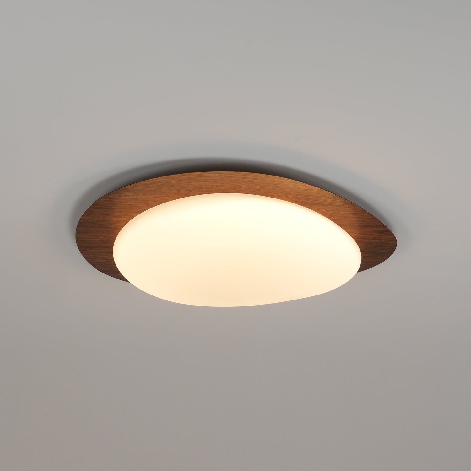 Quisti Plafonnier Galet Design Moderne Bois