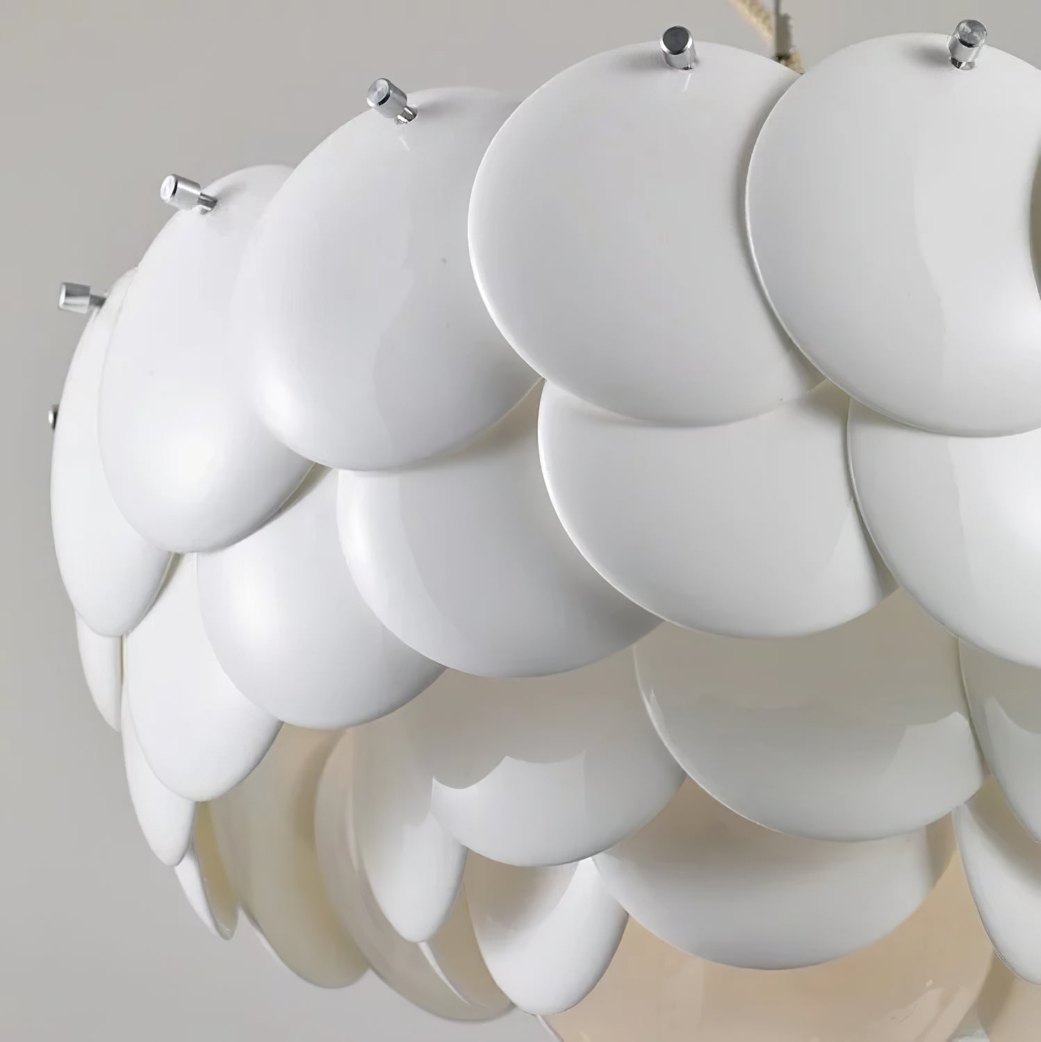 Coshael Postmodern Luxury Metal Ceramic Chandelier - Lamp Copper