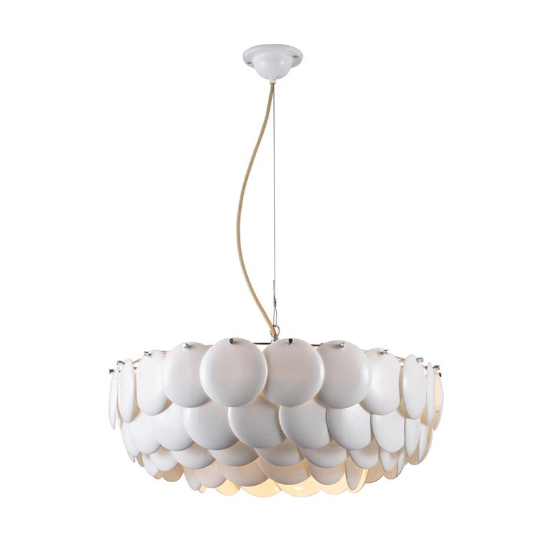 Coshael Postmodern Luxury Metal Ceramic Chandelier - Lamp Copper