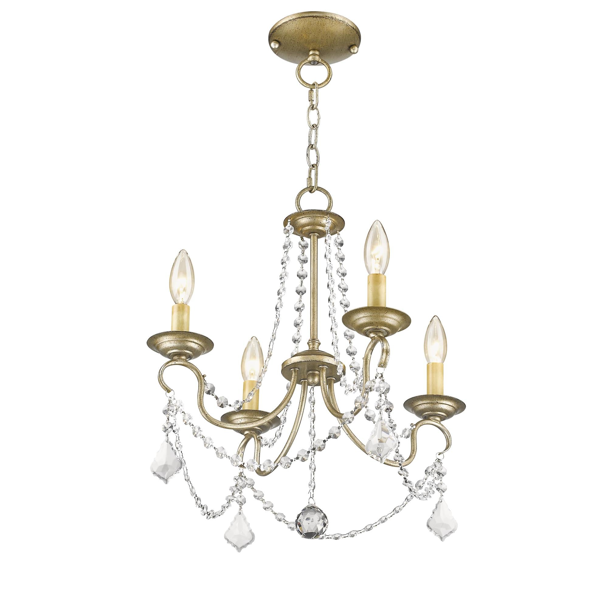 Mysorarae Postmodern Luxury Brass Crystal Chandelier - Lamp Copper