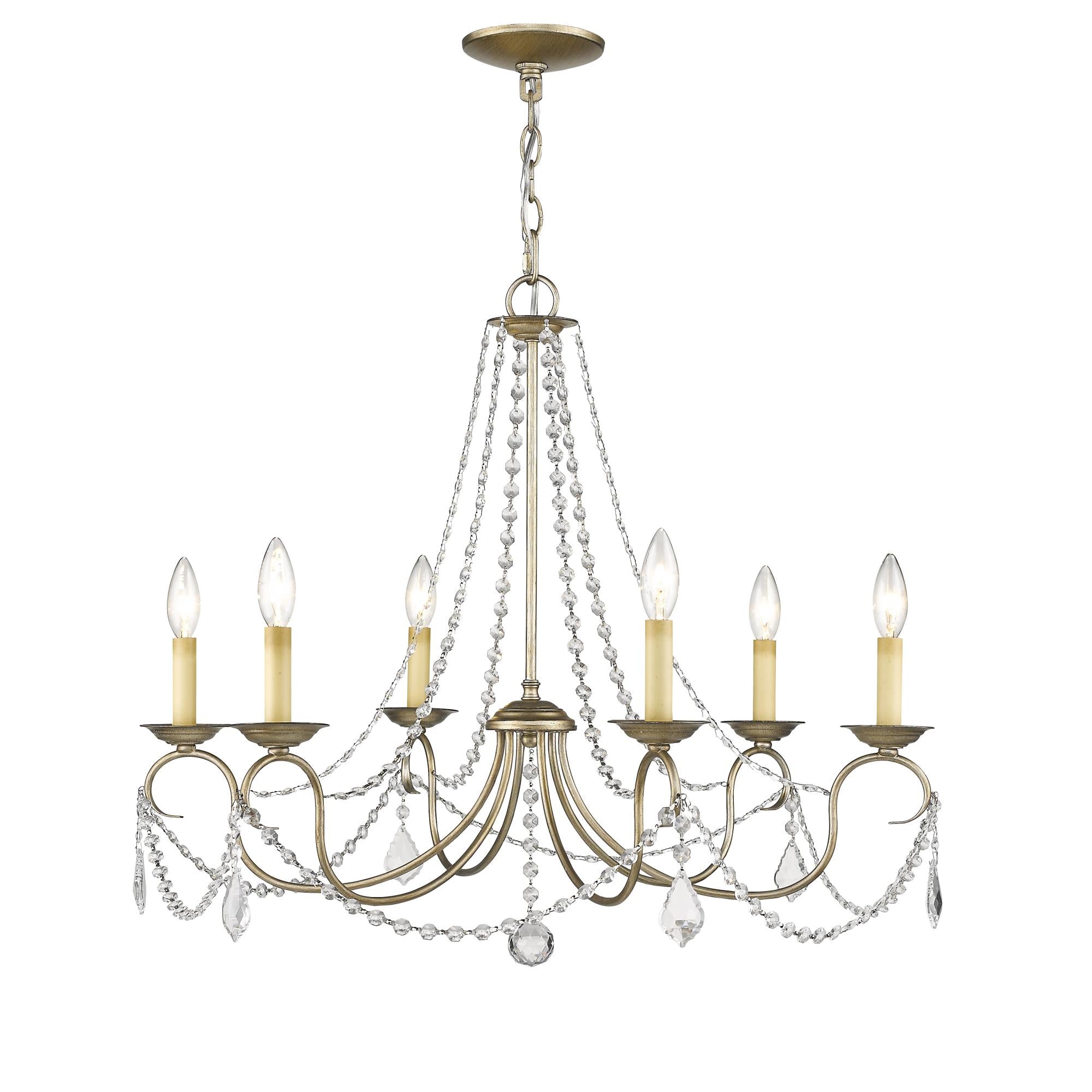 Mysorarae Postmodern Luxury Brass Crystal Chandelier - Lamp Copper