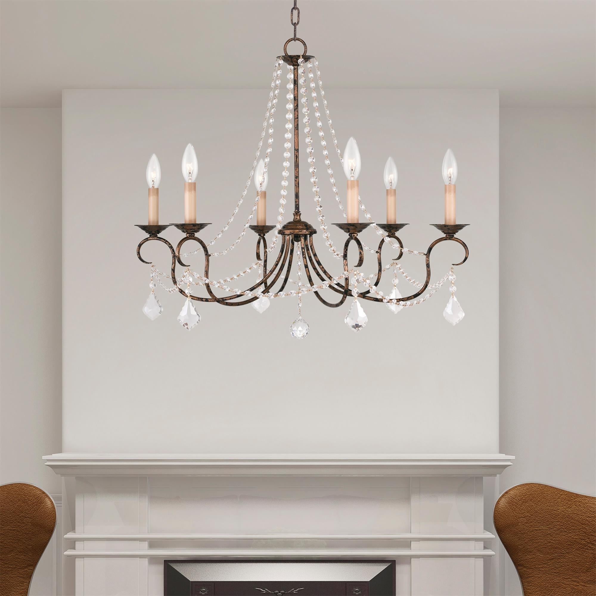 Mysorarae Postmodern Luxury Brass Crystal Chandelier - Lamp Copper