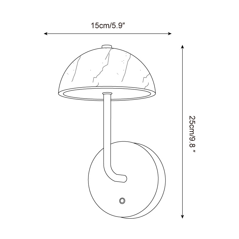 Penta Wall Lamp Sculptural Stone Elegance - Letslighting