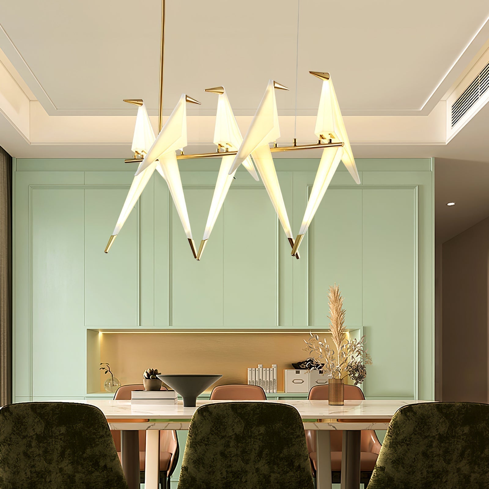Irinor Individual Creativity Metal Chandelier - Lamp Copper