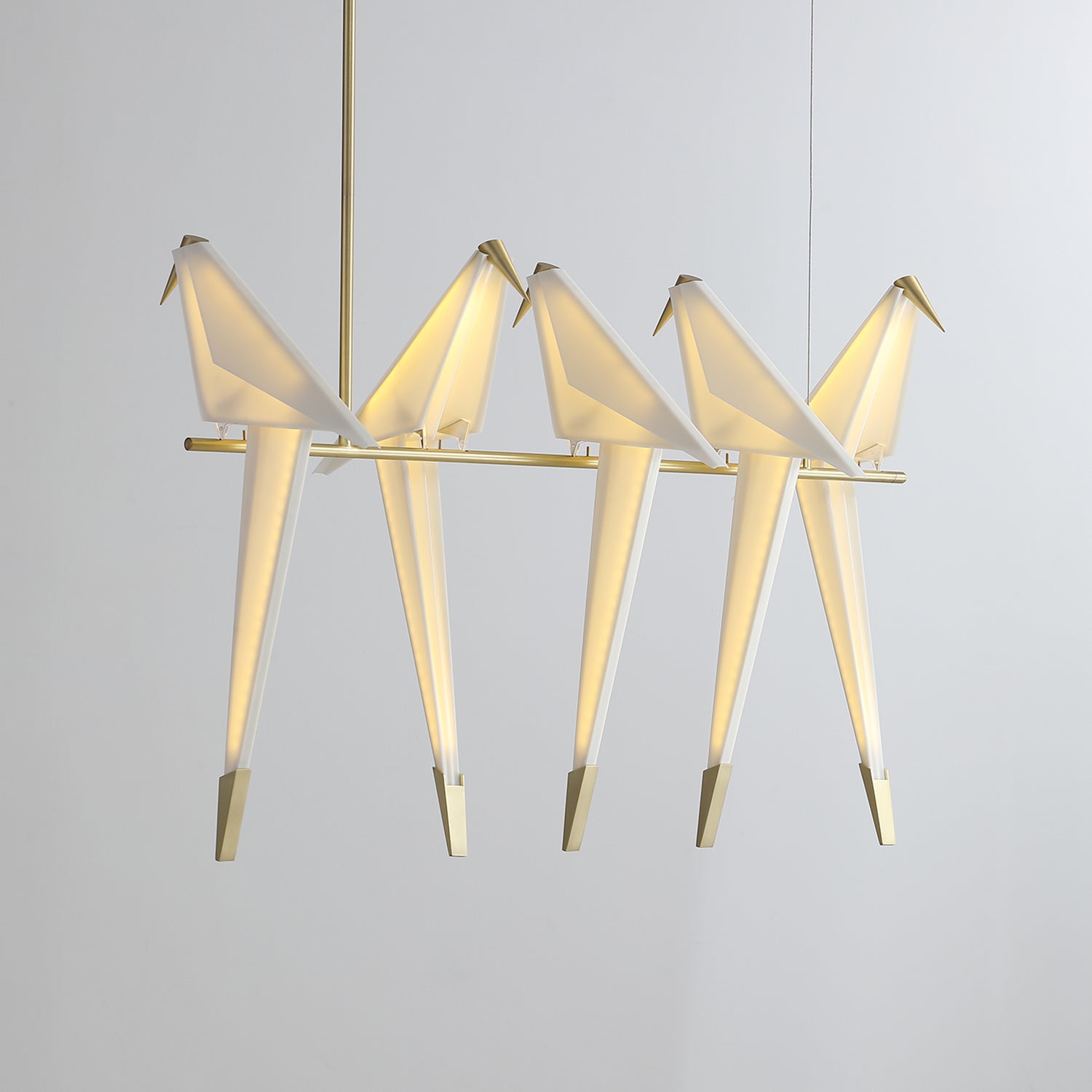 Irinor Individual Creativity Metal Chandelier - Lamp Copper