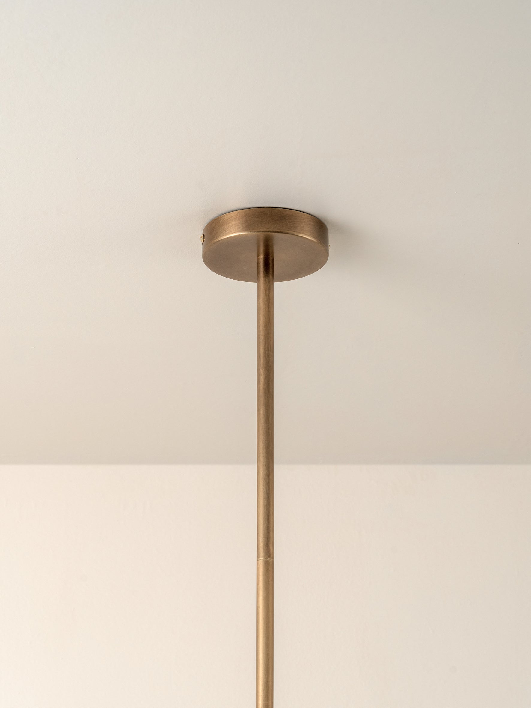 Ilvelia Modern Minimalist Brass Glass Chandelier - Lamp Copper