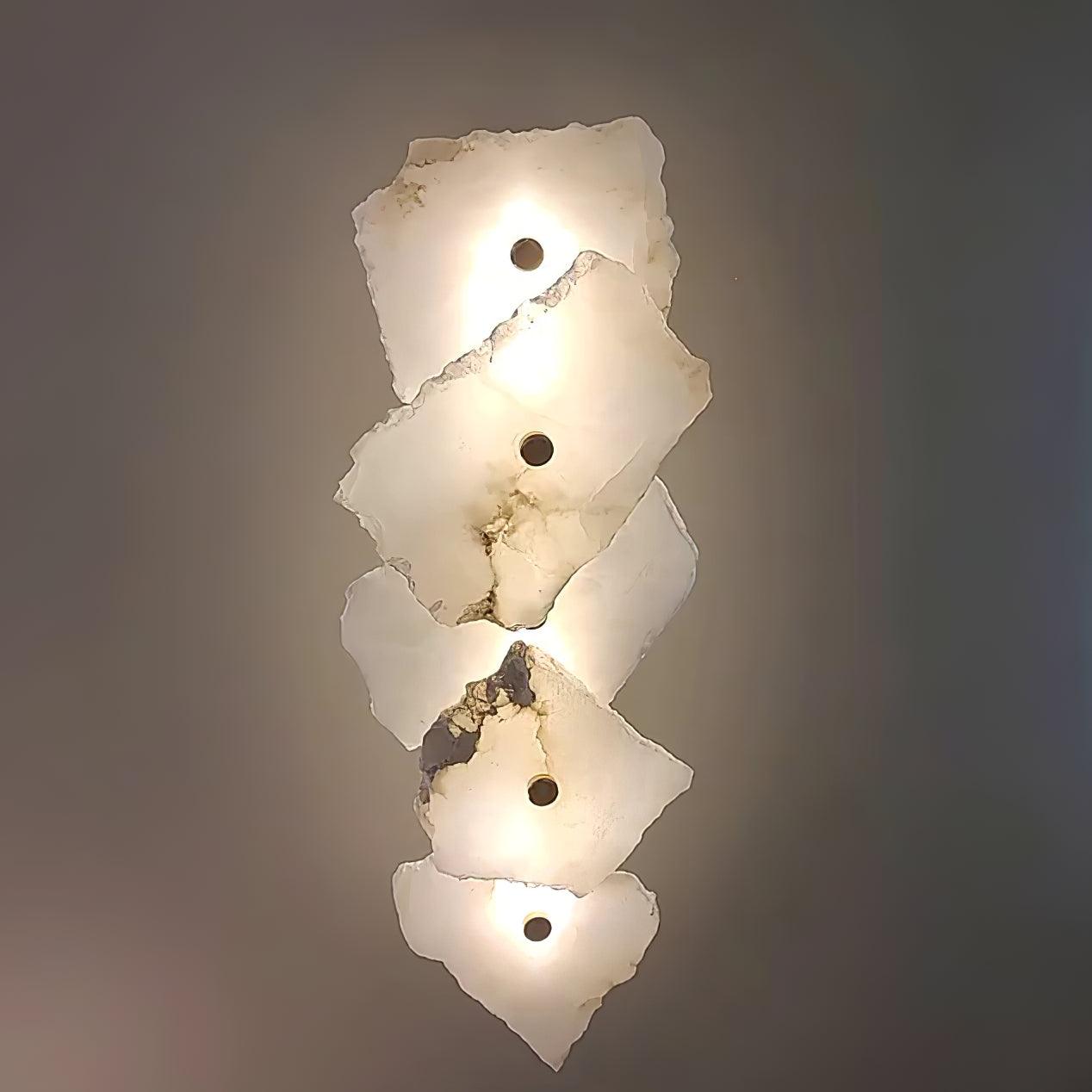 Cevra Applique Murale Fleur en Albâtre