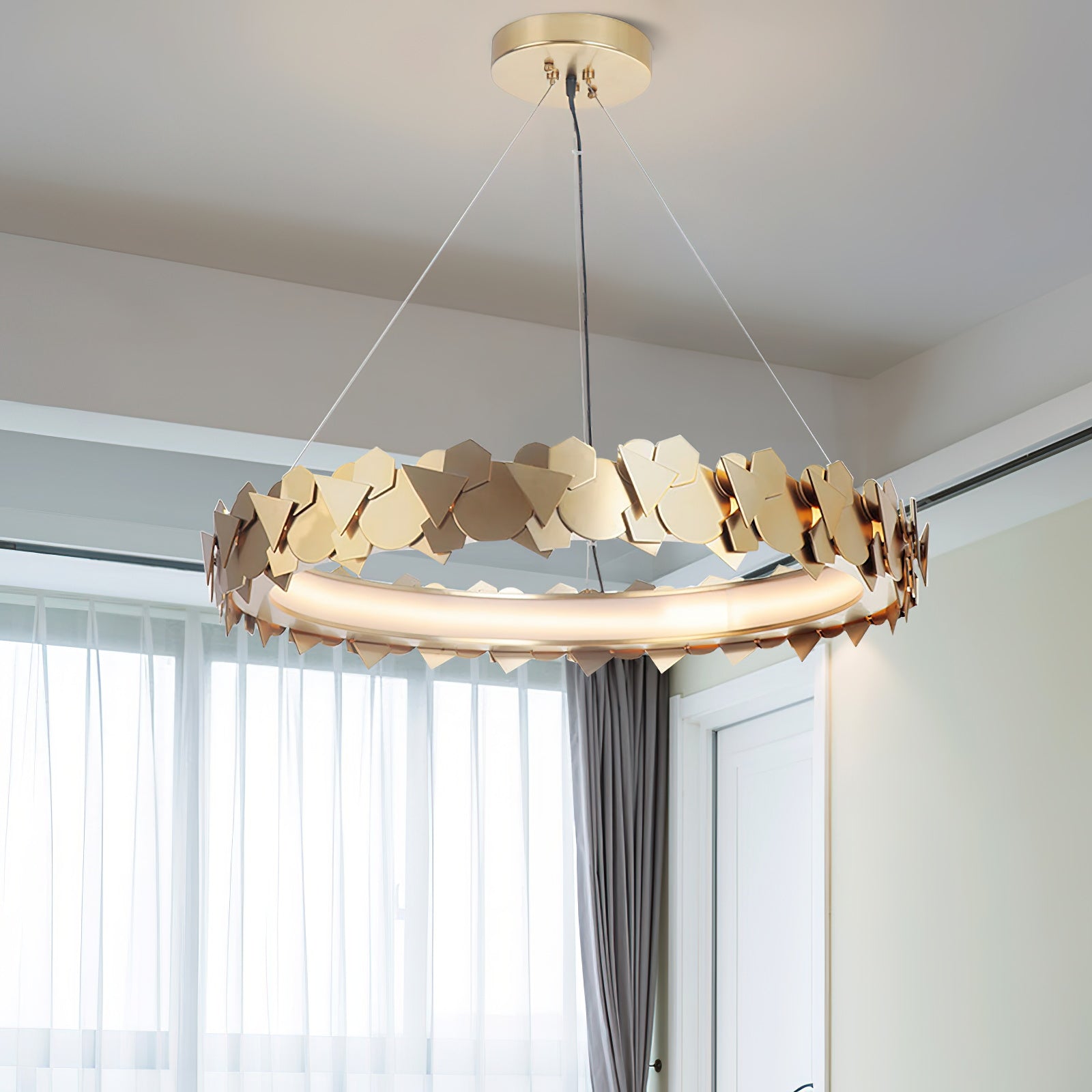 Philomenos Lustre Métal Halo Minimaliste Moderne - Neutralighting