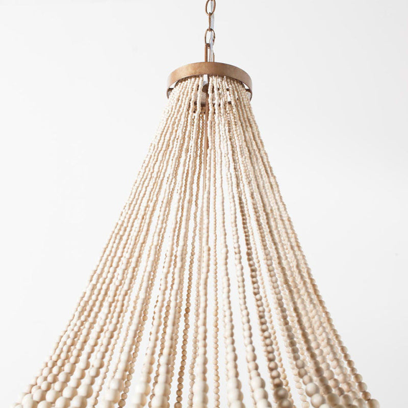 Avrinir Postmodern Luxury Large Wooden Metal Chandelier - Lamp Copper