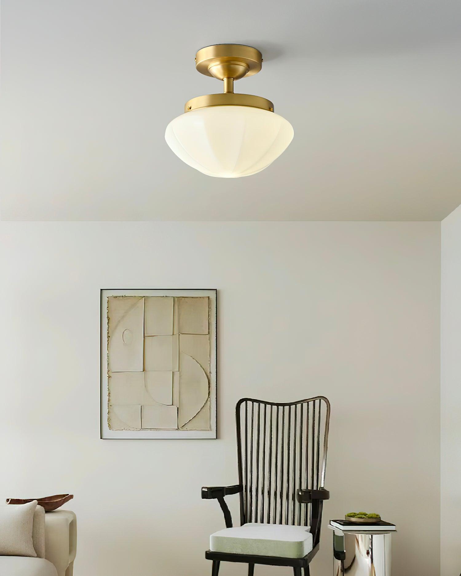 Velluto Lampe Plafonnier Métal Moderne - Neutralighting