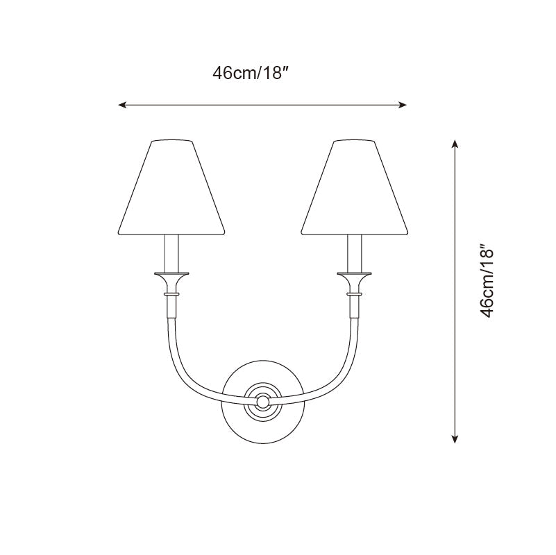 Piaf Wall Lamp Slim Classic - Letslighting