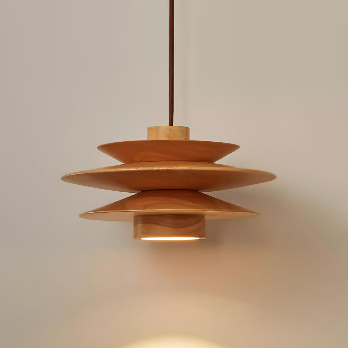 Axis Suspension en Noyer Mid-Century - Neutralighting