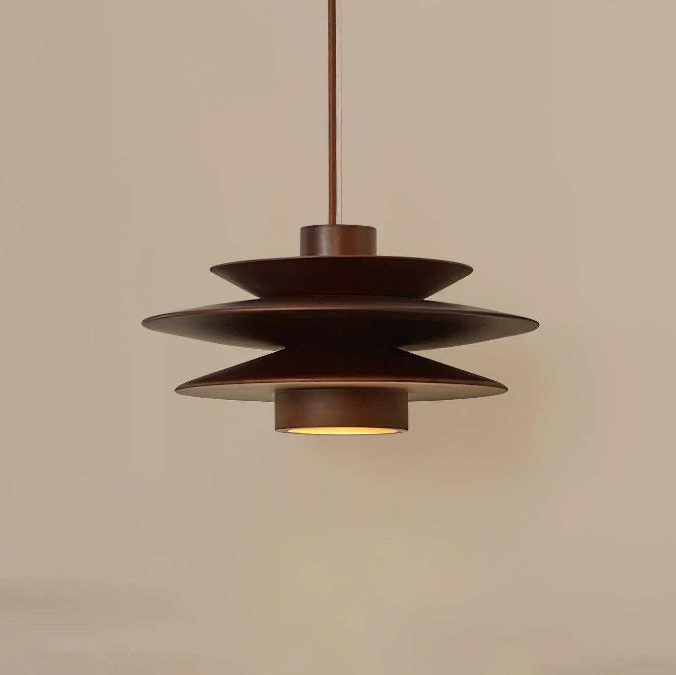 Axis Suspension en Noyer Mid-Century - Neutralighting