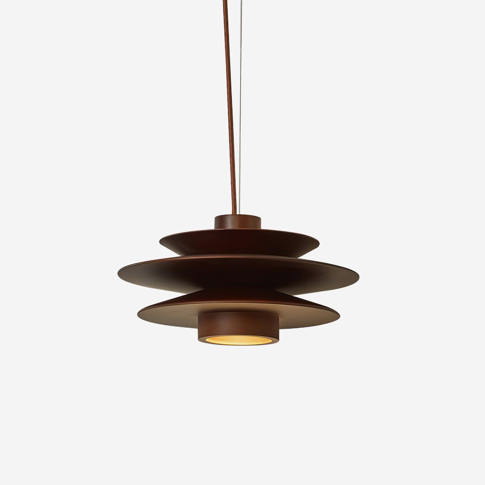 Axis Suspension en Noyer Mid-Century - Neutralighting