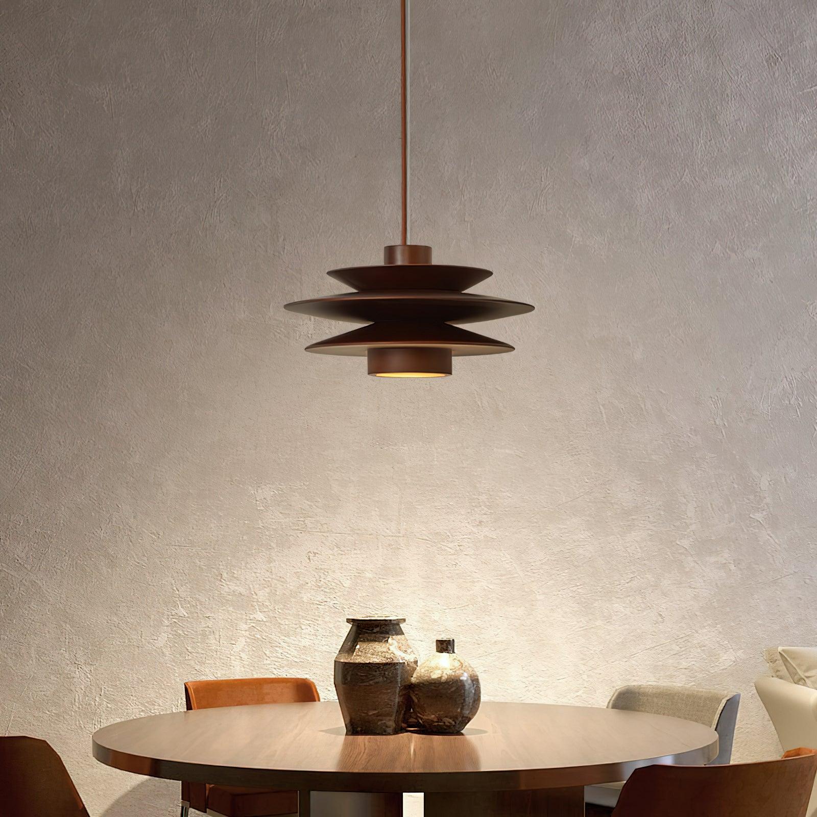 Axis Suspension en Noyer Mid-Century - Neutralighting