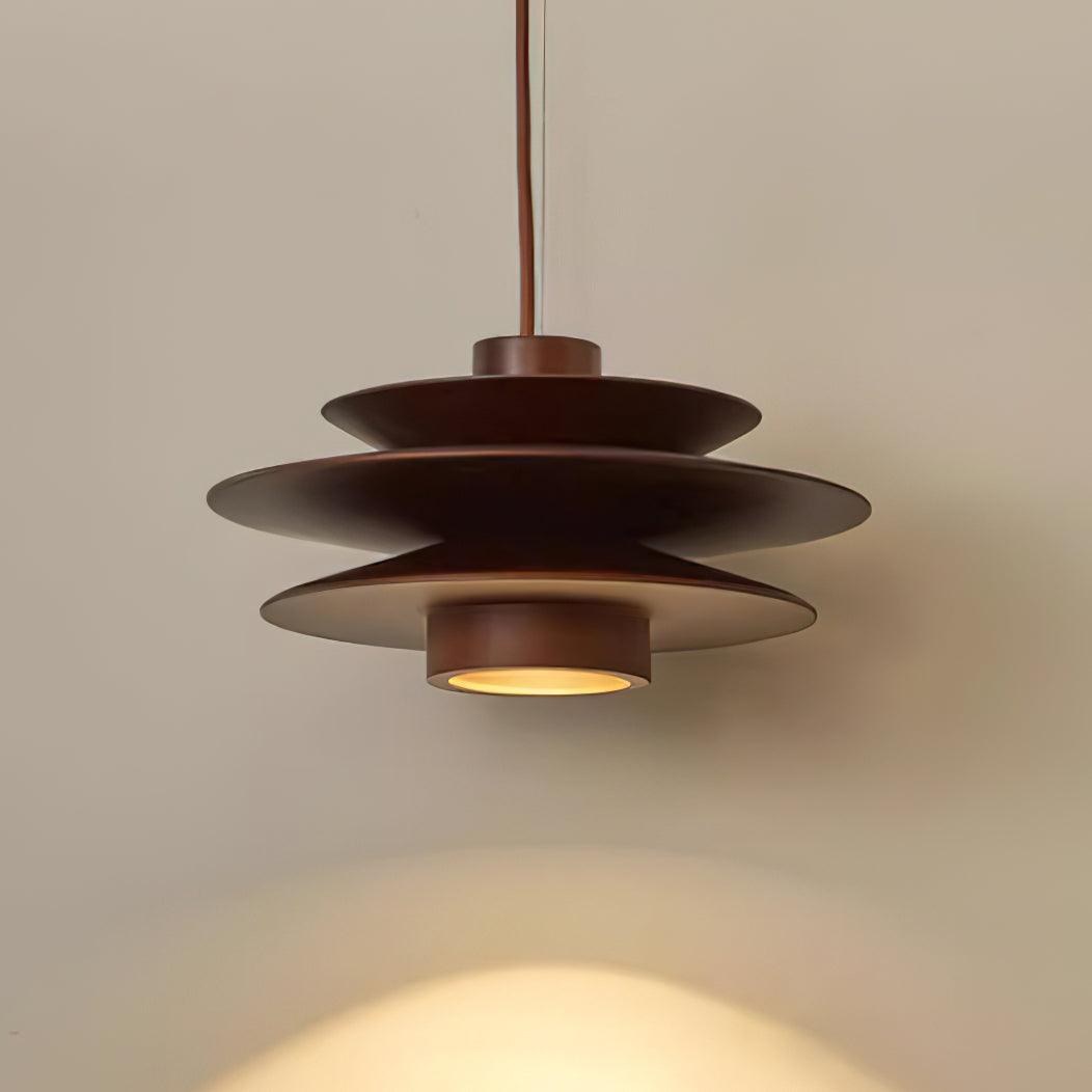 Axis Suspension en Noyer Mid-Century - Neutralighting