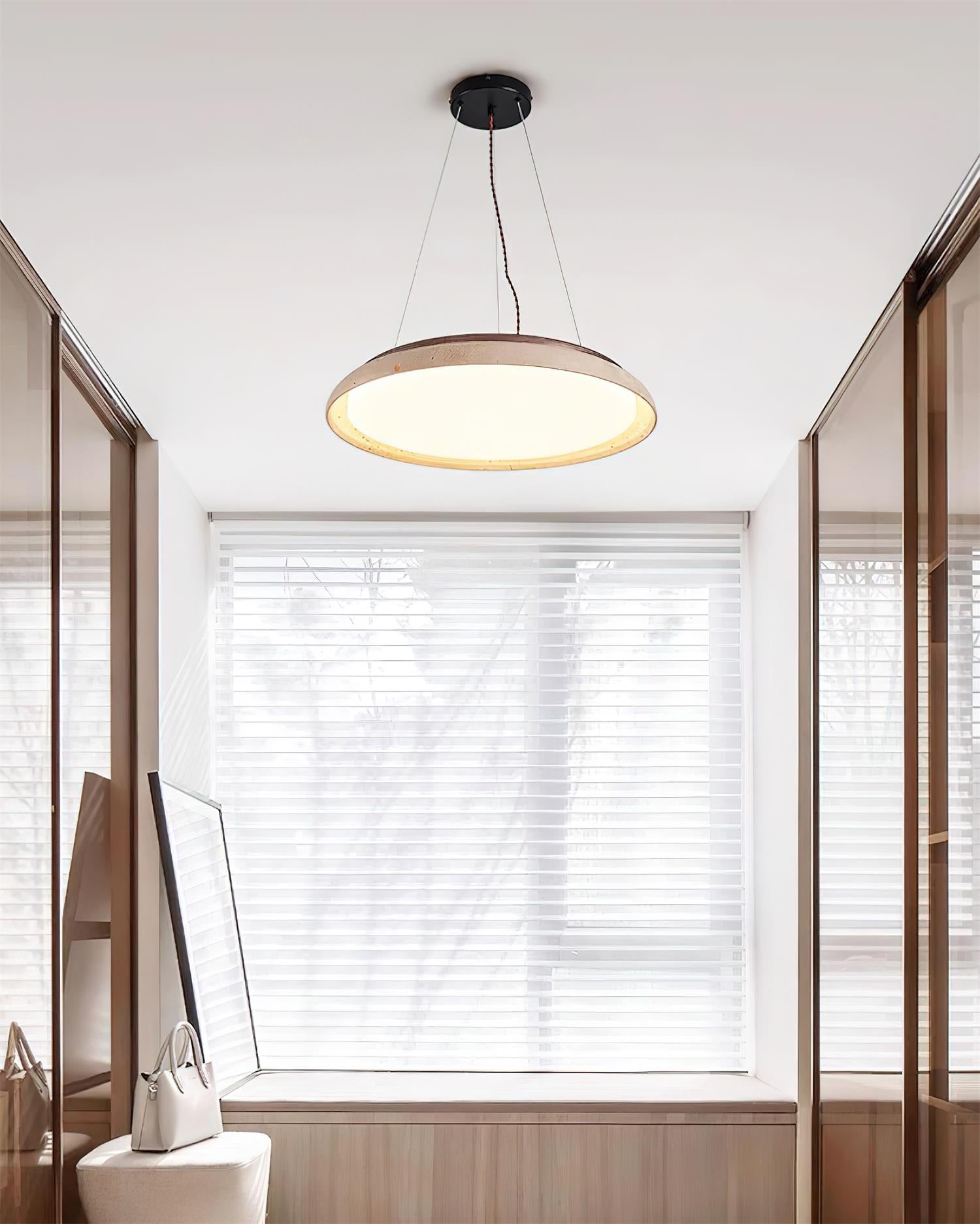 Ritta Lampe Pendante Moderne Travertin - Neutralighting