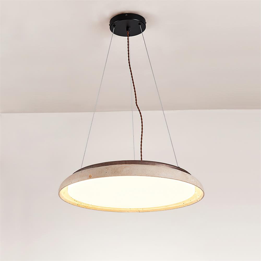 Ritta Lampe Pendante Moderne Travertin - Neutralighting