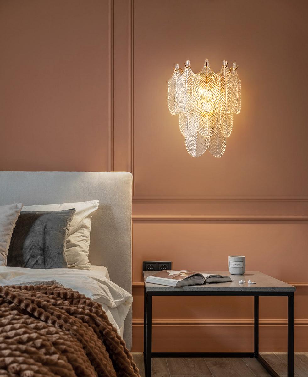 Lustra Wall Sconce Brass Murano Glass - Neutralighting