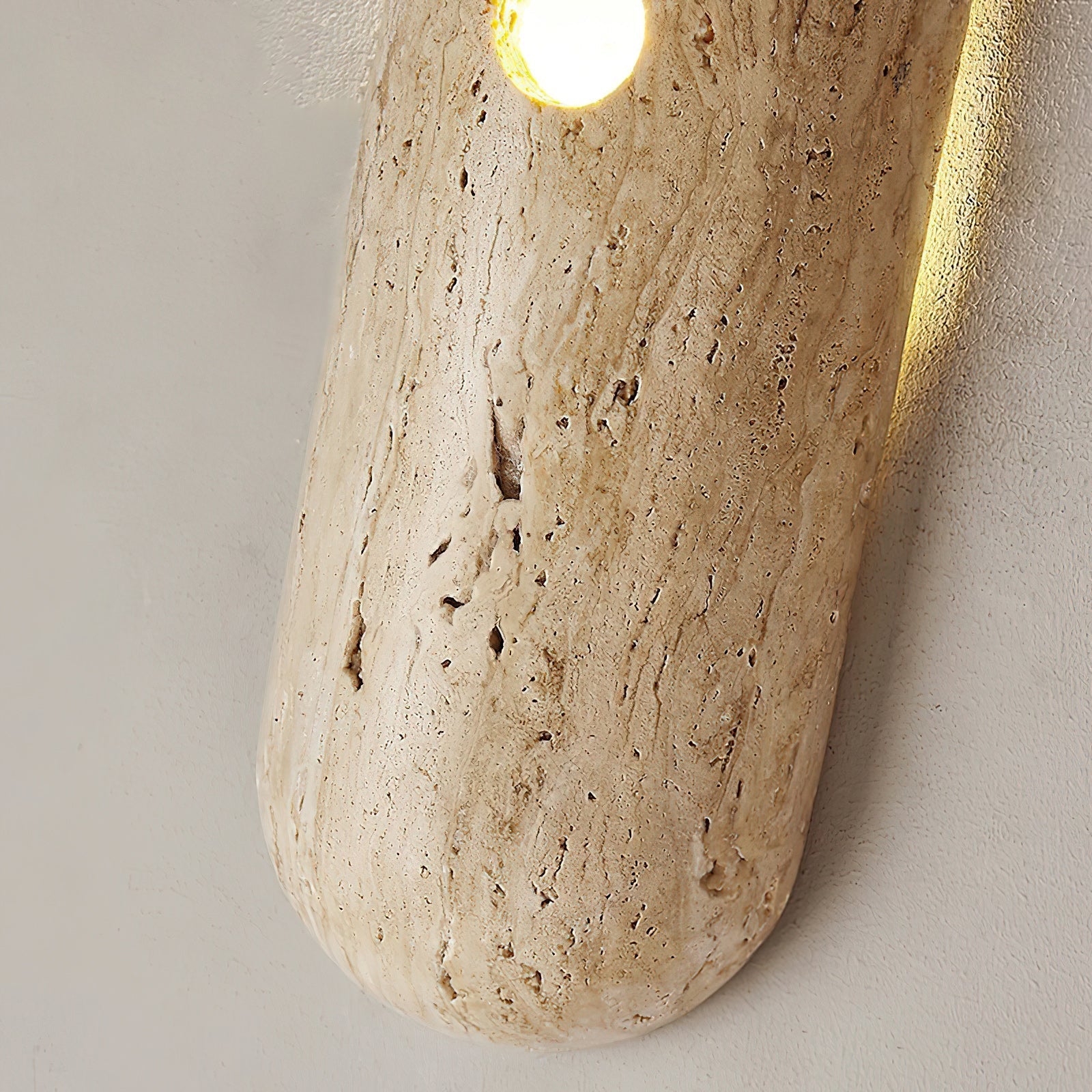 Olnorila Modern Minimalist Travertine Wall Lamp - Lamp Copper