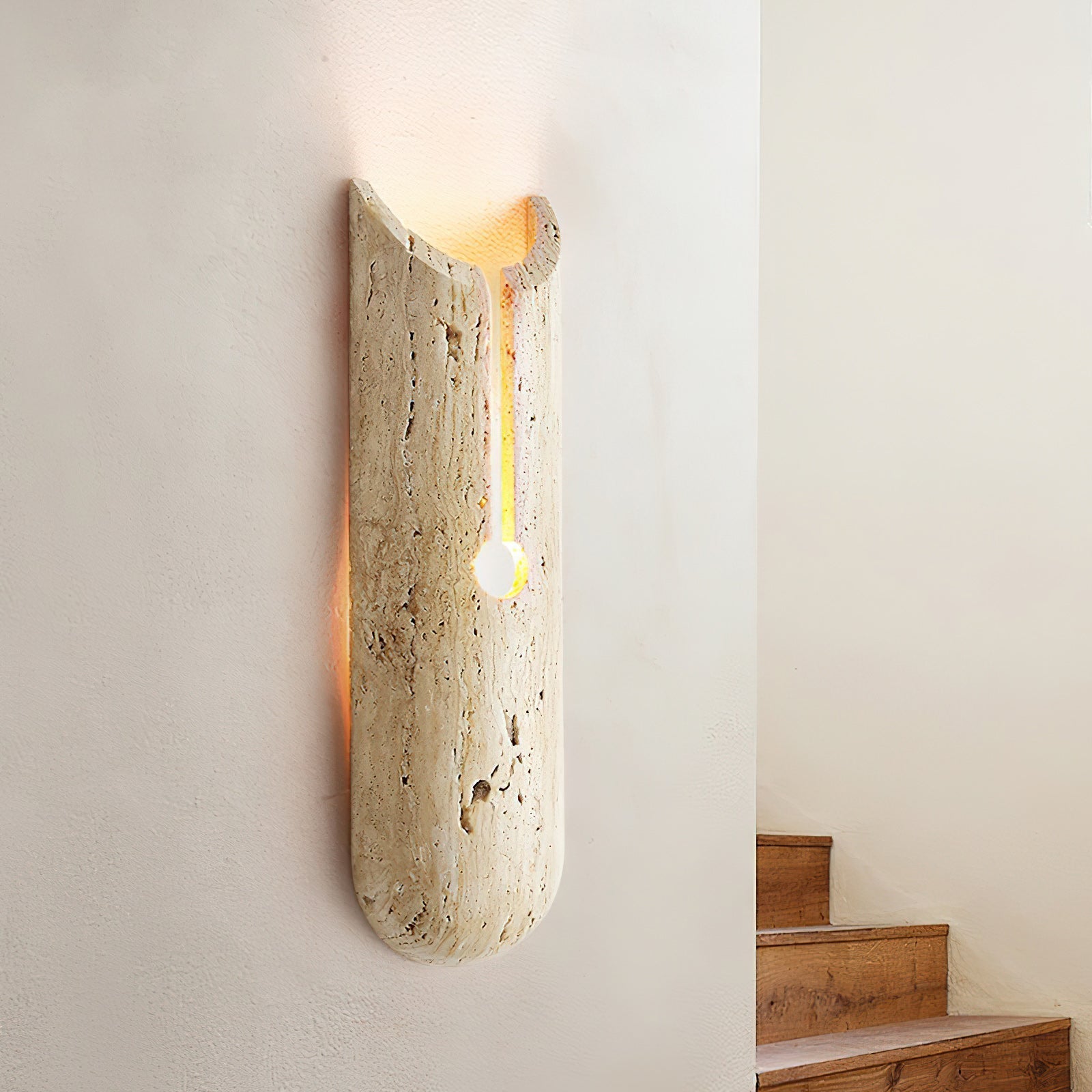 Olnorila Modern Minimalist Travertine Wall Lamp - Lamp Copper