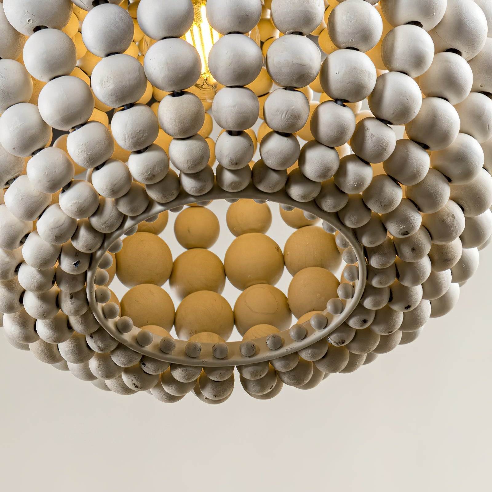 Ilirel Individual Creativity Beaded Metal Pendant Lamp - Lamp Copper