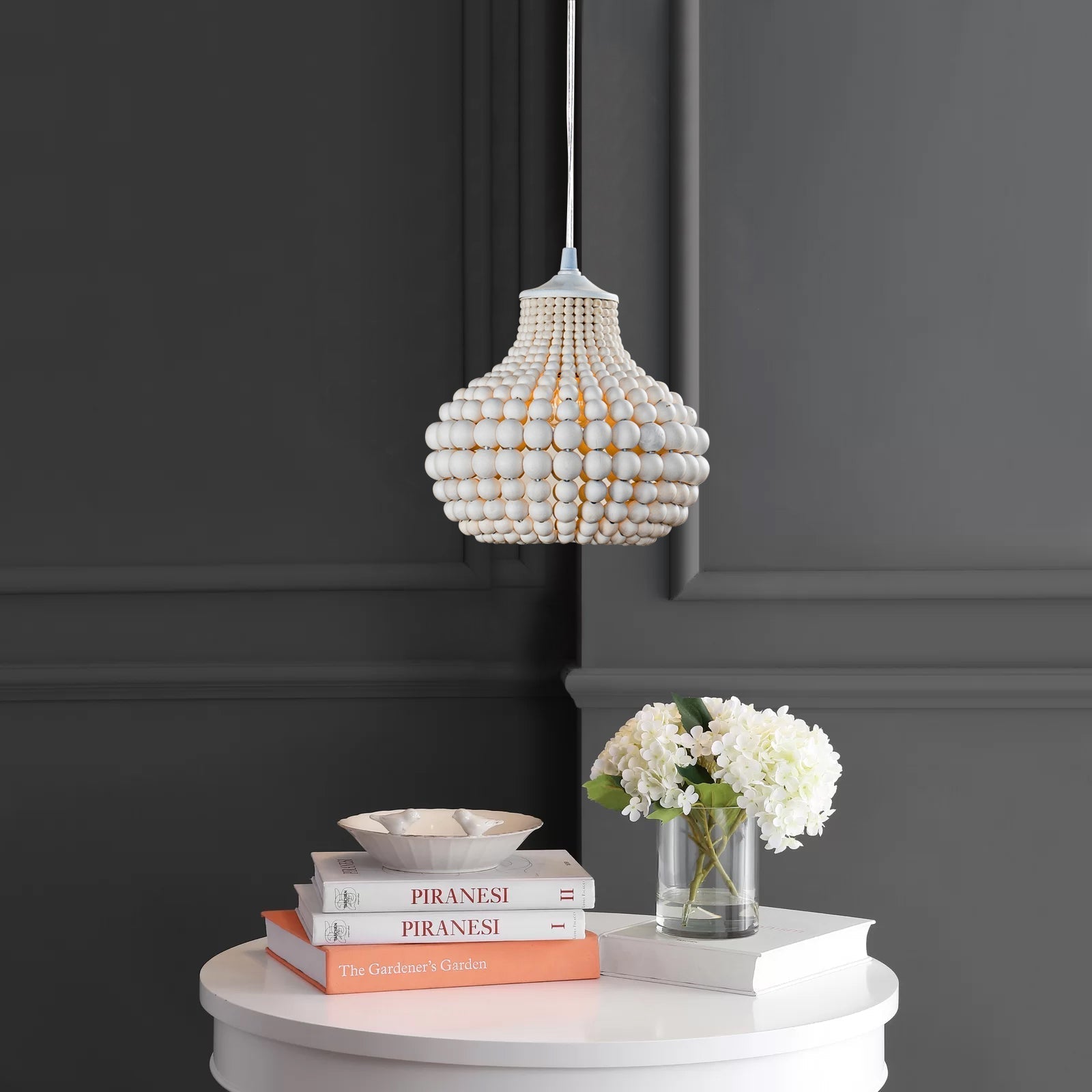 Ilirel Individual Creativity Beaded Metal Pendant Lamp - Lamp Copper