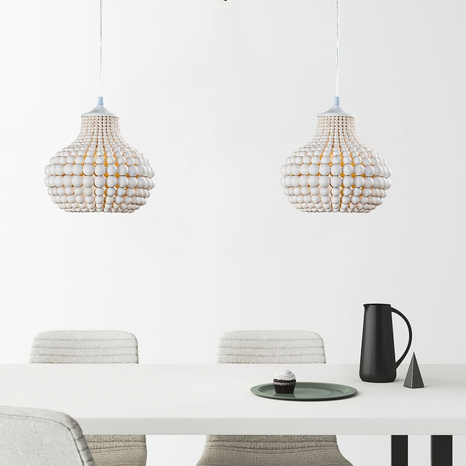 Ilirel Individual Creativity Beaded Metal Pendant Lamp - Lamp Copper