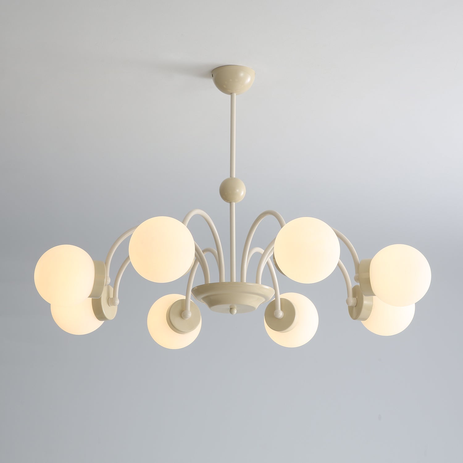 Lustra Lustre 8-Lumières Globe Pivone Élégant - Neutralighting