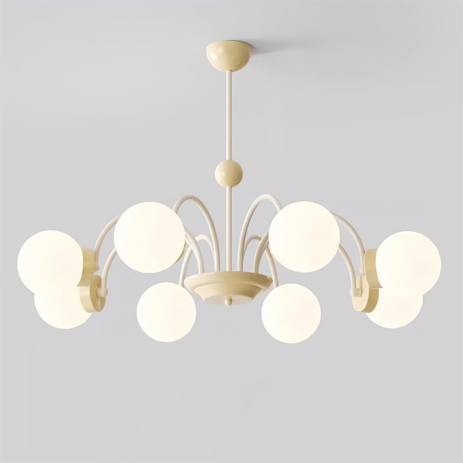 Lustra Lustre 8-Lumières Globe Pivone Élégant - Neutralighting