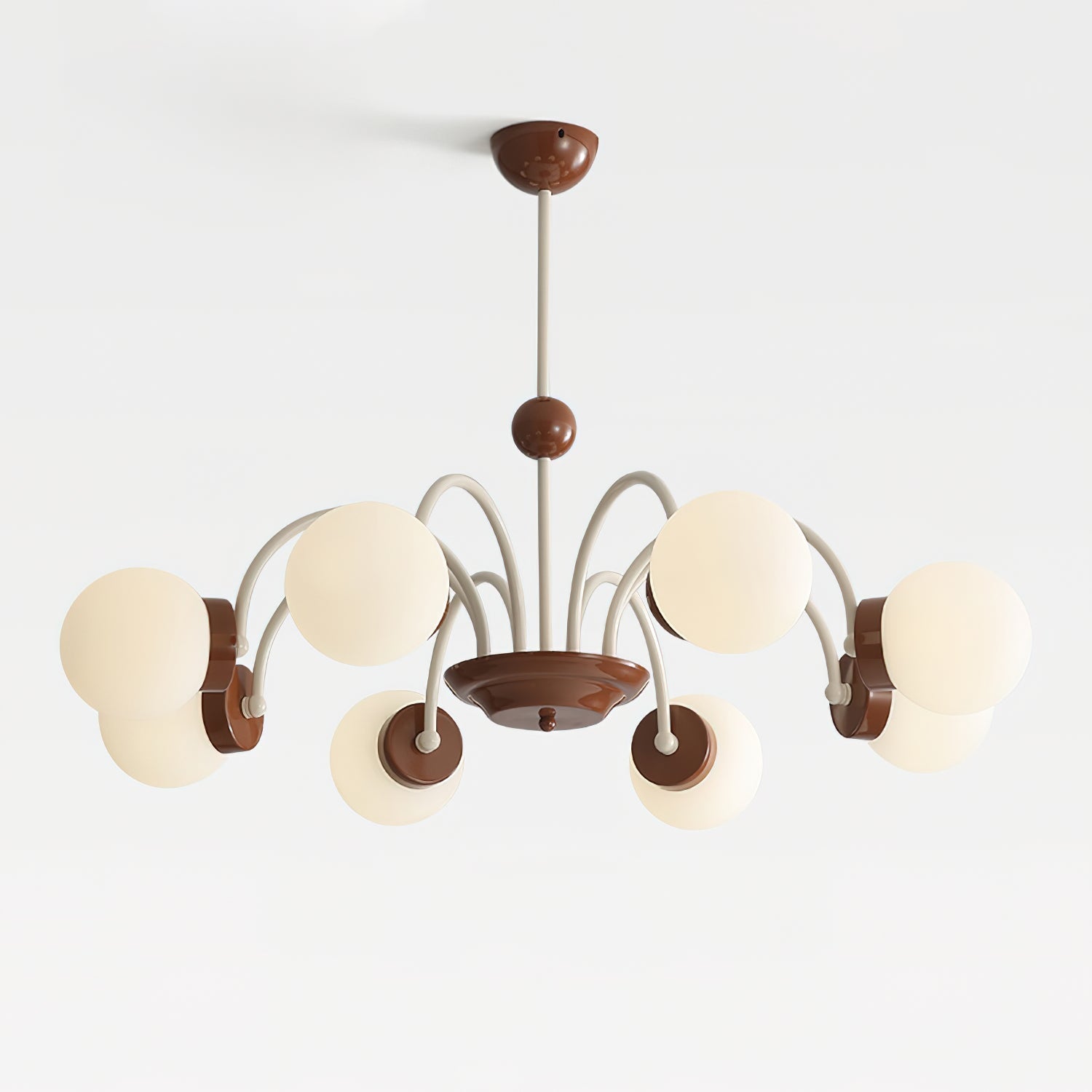 Lustra Lustre 8-Lumières Globe Pivone Élégant - Neutralighting