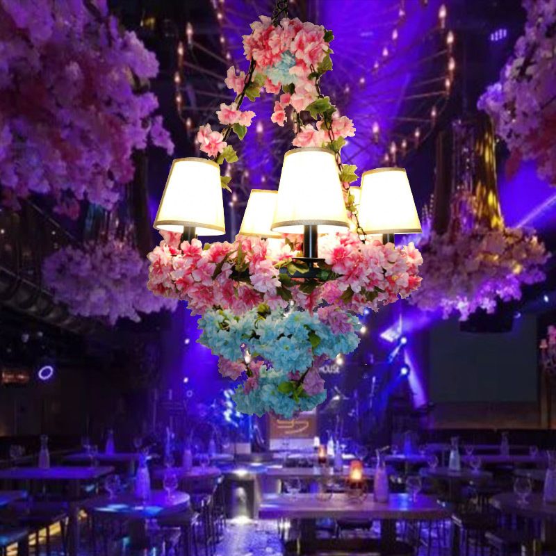 Ritta Fleurs Vintage Design LED Suspension Métal Bar Salon Salle à manger - Neutralighting