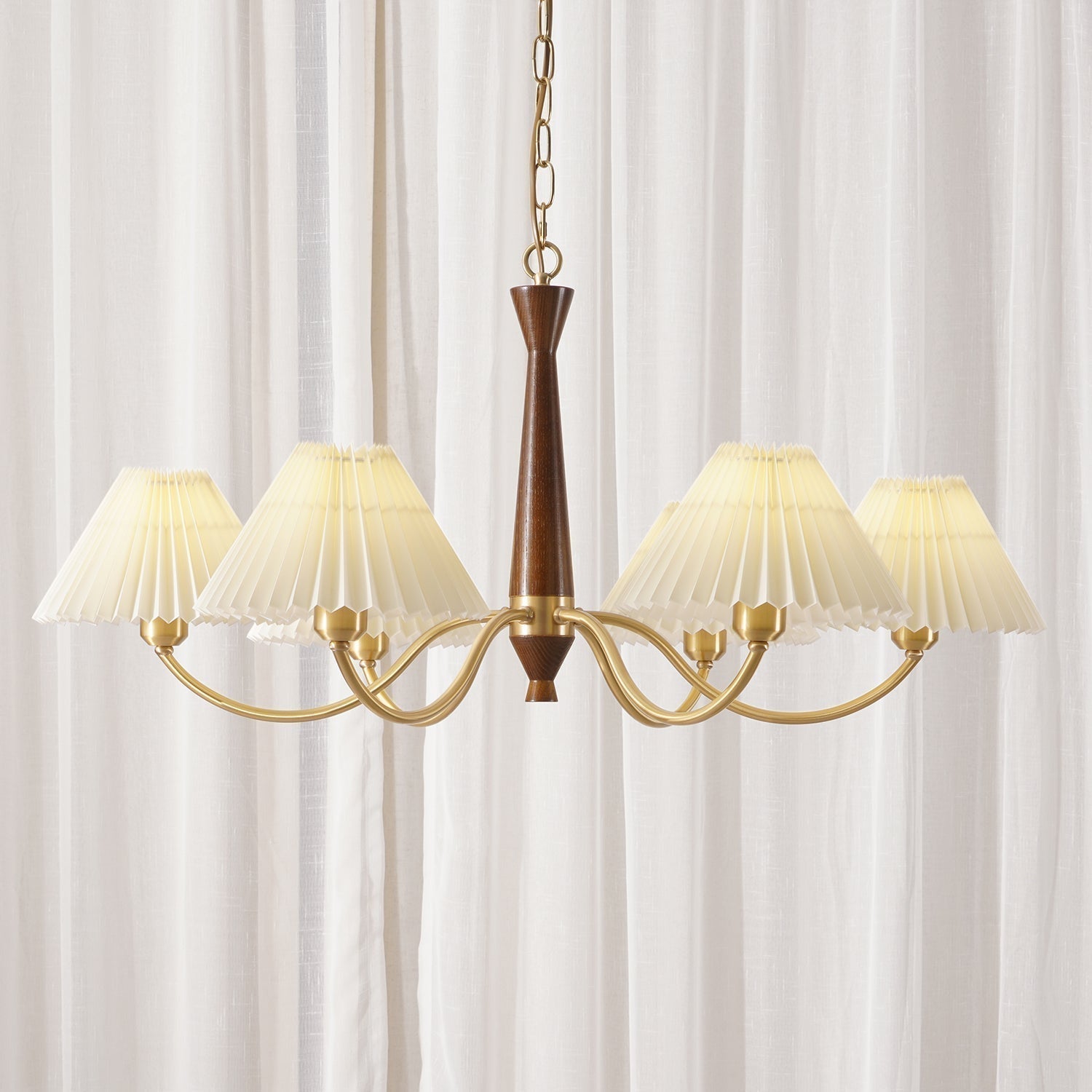 Zarn Lustre en Tissu Plissé - Neutralighting