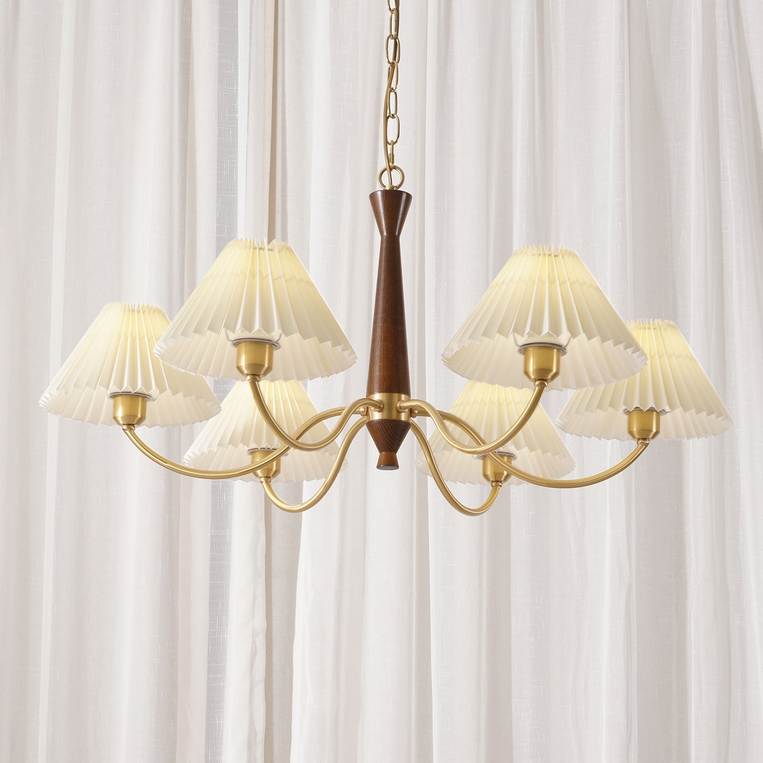Zarn Lustre en Tissu Plissé - Neutralighting