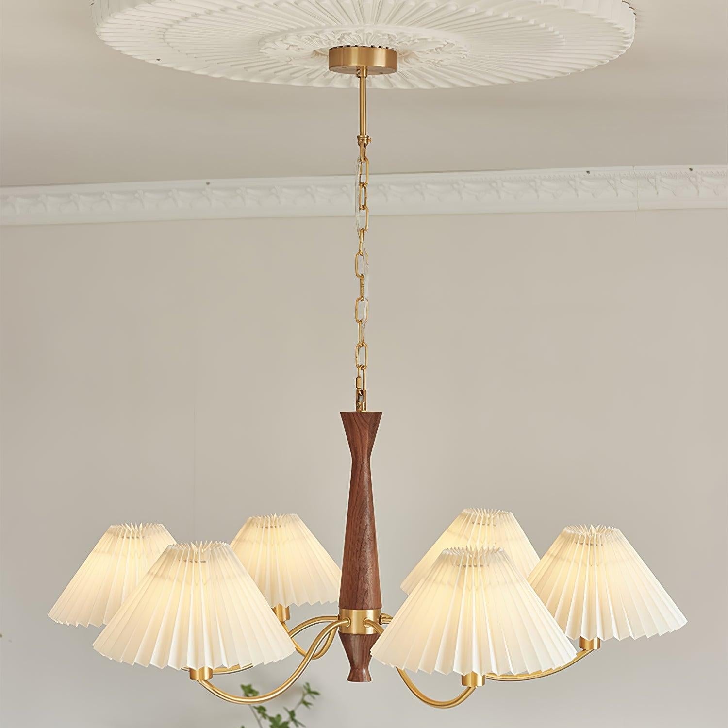Zarn Lustre en Tissu Plissé - Neutralighting