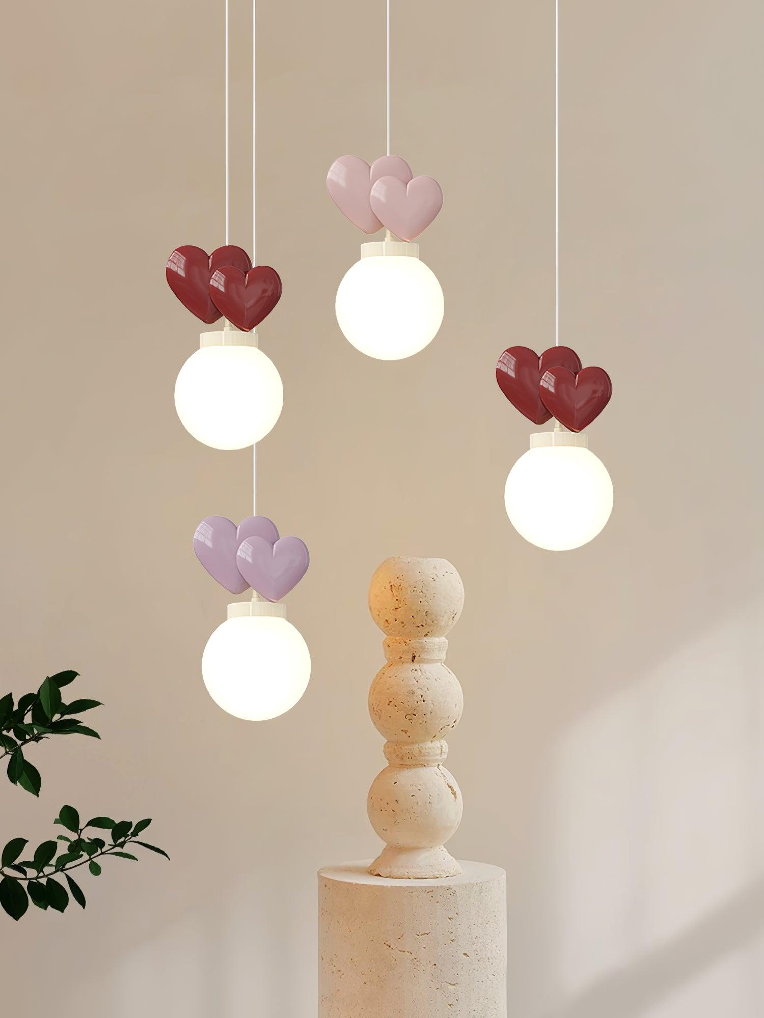 Pokoch Lustra Lampe Suspendue Love Élégante - Neutralighting