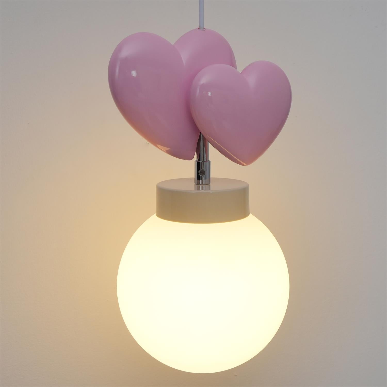 Riva Applique Murale Résine Cœur Verre - Neutralighting