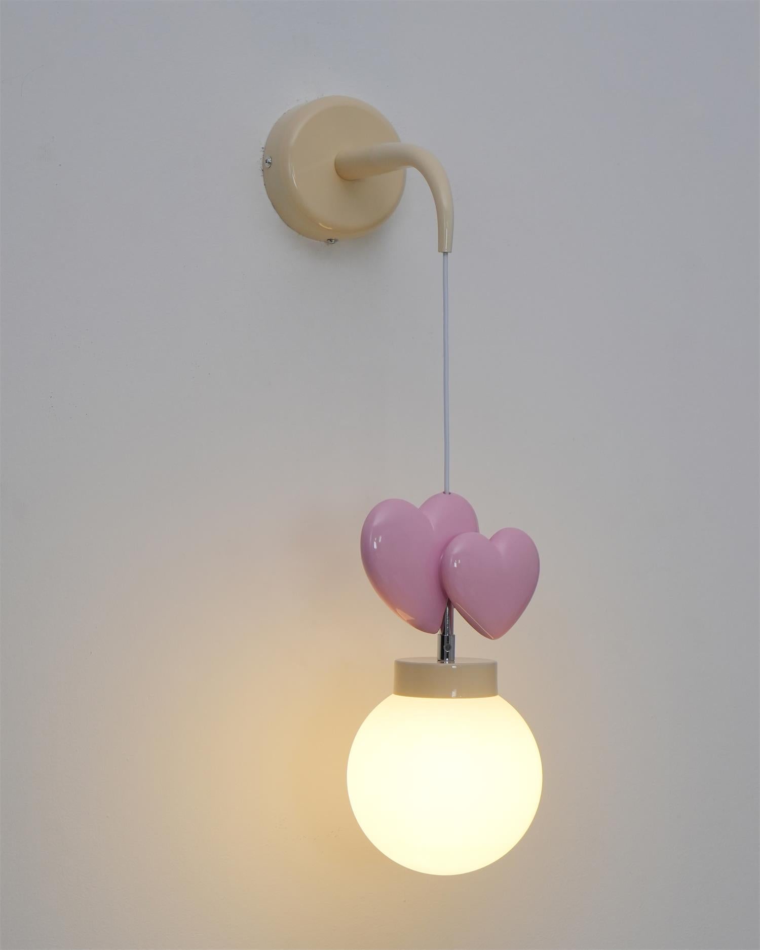 Riva Applique Murale Résine Cœur Verre - Neutralighting