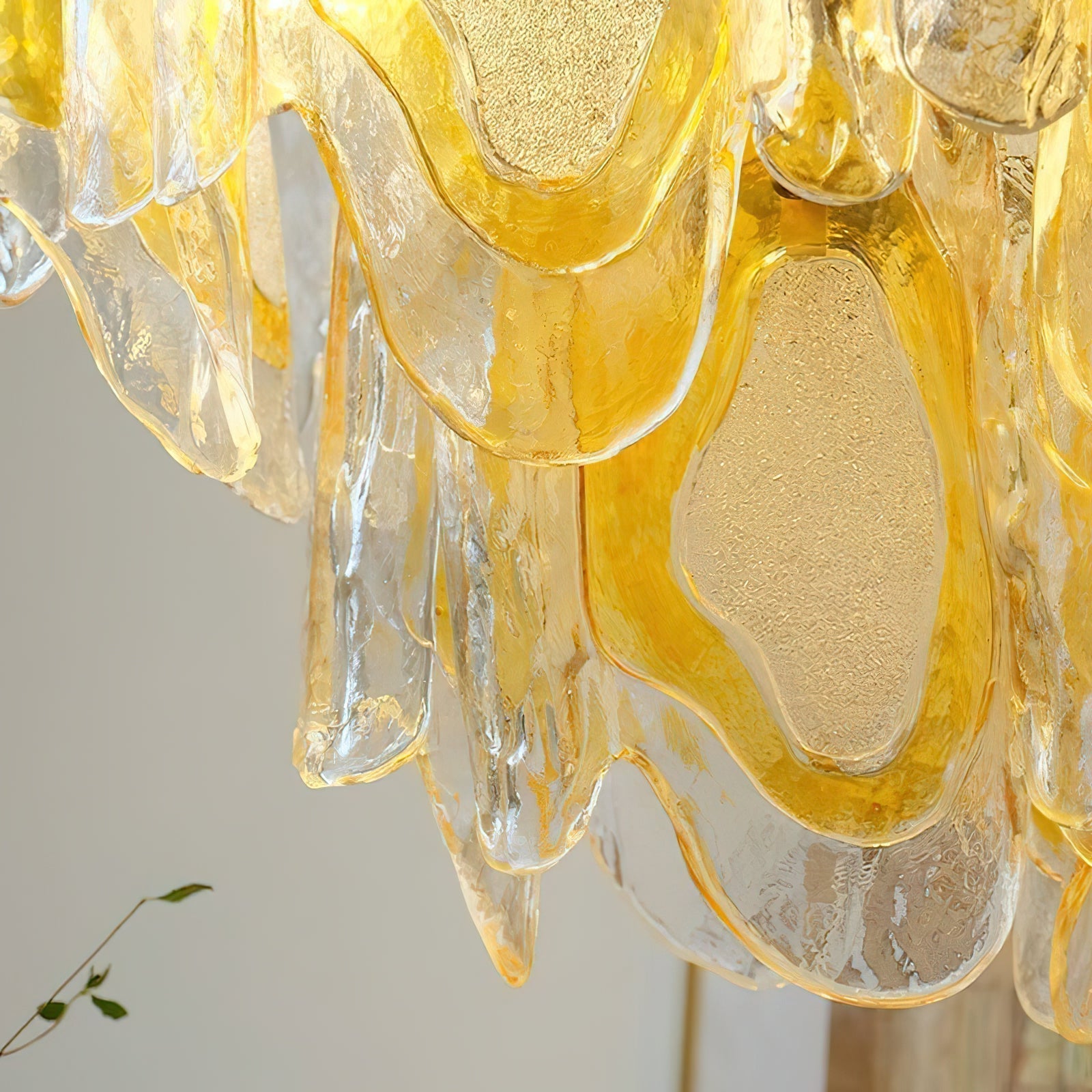 Zecaryra Postmodern Luxury Glass Chandelier - Lamp Copper