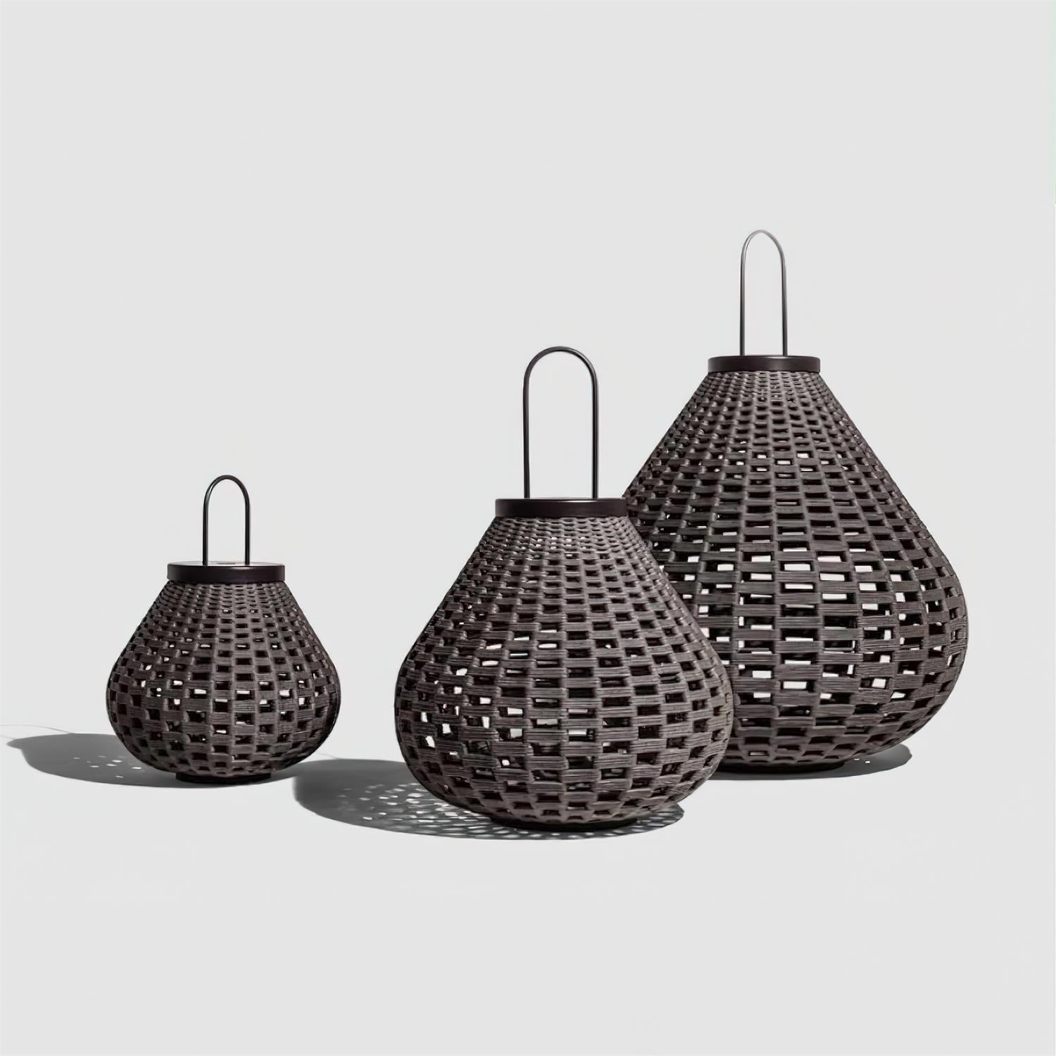 Poltrona Lampe Extérieure Lanterne Rattan Goutte d'Eau Rustique - Neutralighting