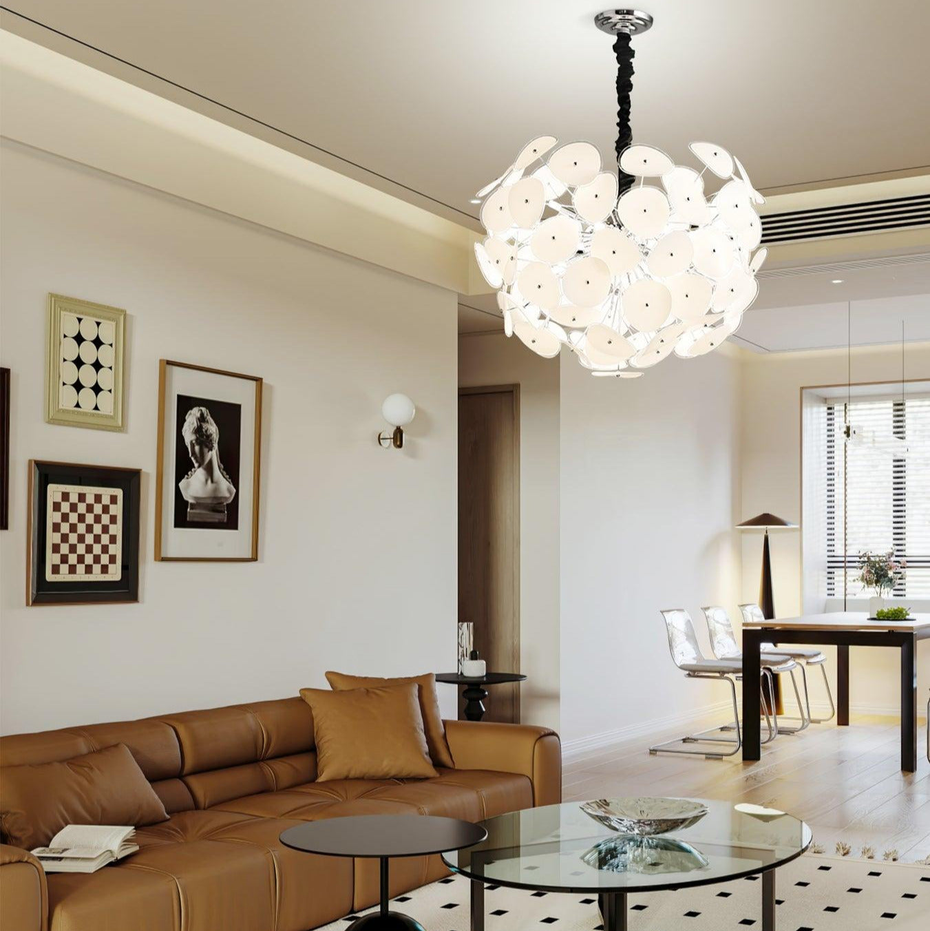 Thera Lustre Artistique à Globe en Verre - Neutralighting