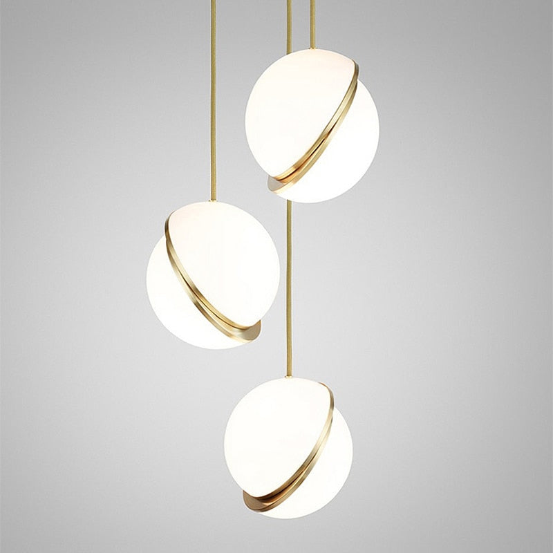 Luminaires suspension  postmoderne Rond