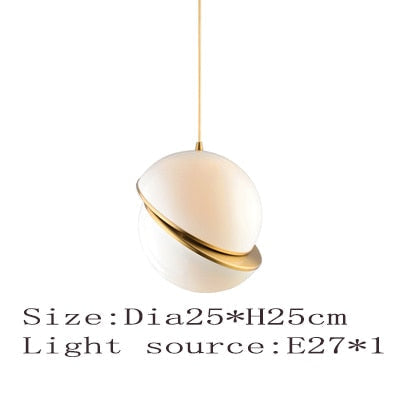 Luminaires suspension  postmoderne Rond