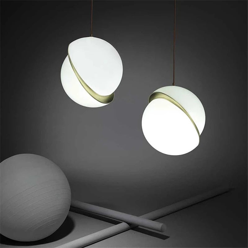 Luminaires suspension  postmoderne Rond