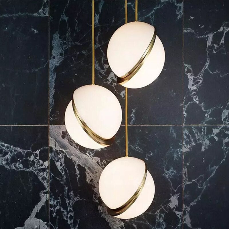 Luminaires suspension  postmoderne Rond