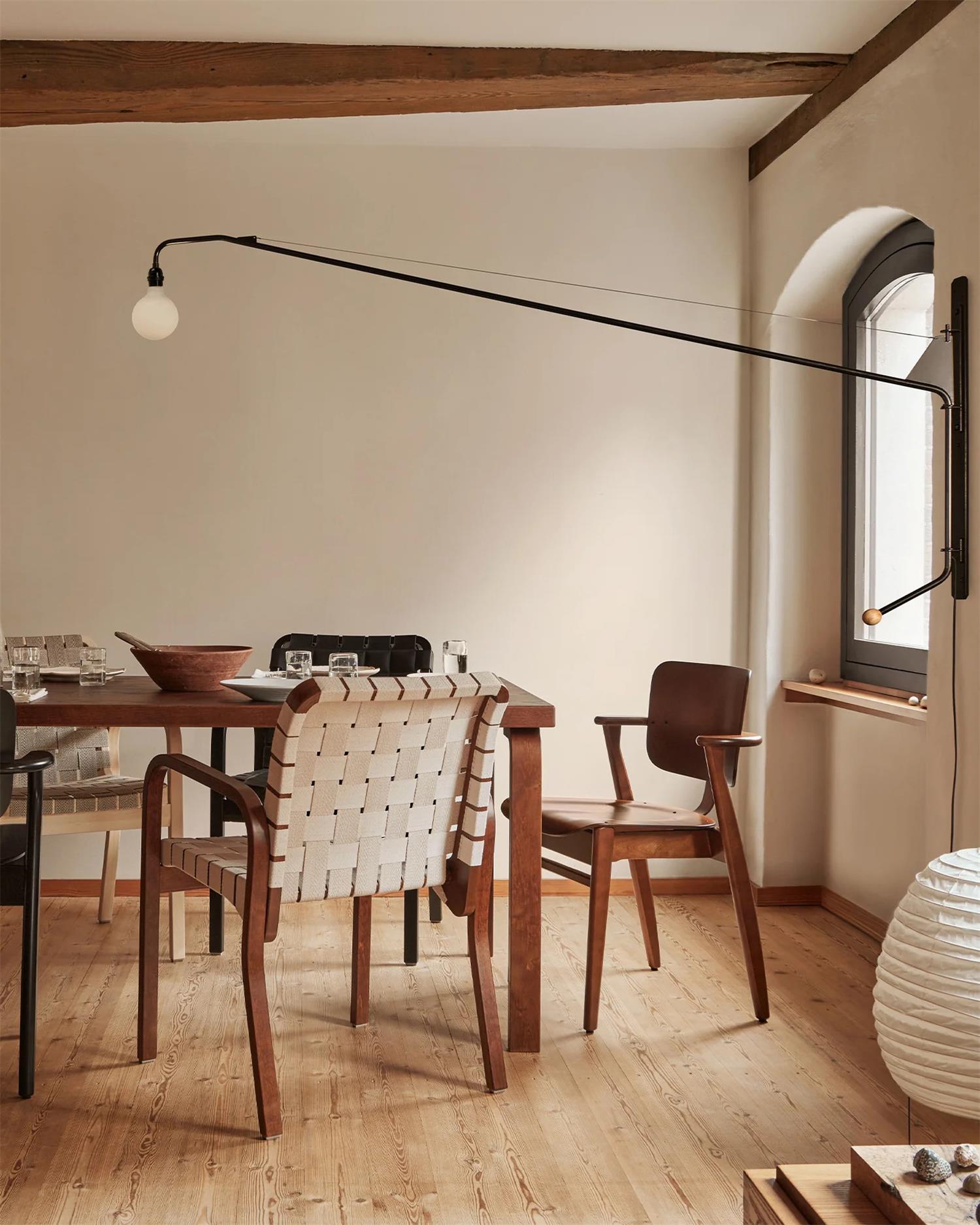 Wall Lamp Long Arm Minimalist Style Adjustable for Bedroom - Letslighting